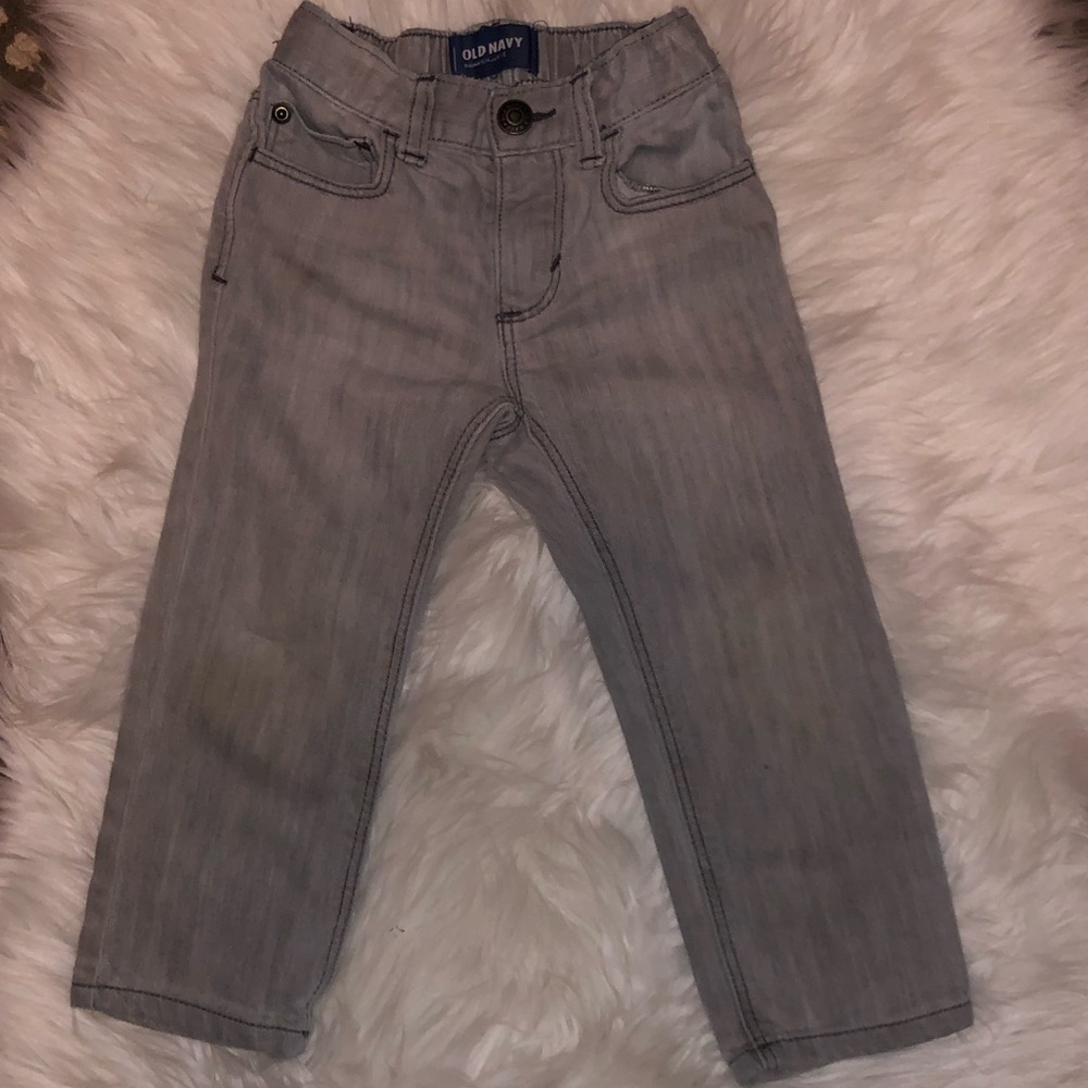 Used Boys gray old navy skinny jeans